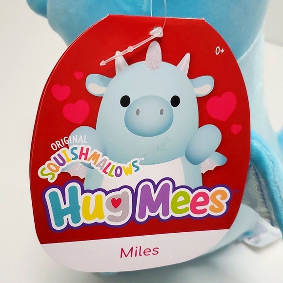 Miles the Valentine's Dragon Hug Mees Squishmallow 10" NWT - Picture 3 of 4